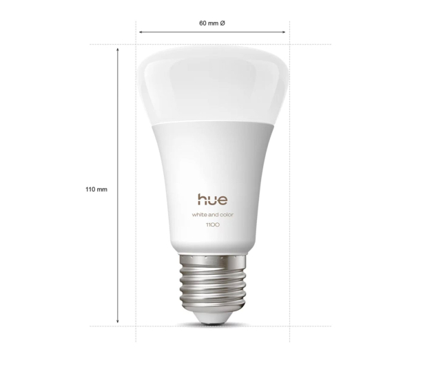 Philips Hue Inteligentna żarówka White Color Ambiance A60 E27 - 1100lm ( - 1490238 - zdjęcie 4